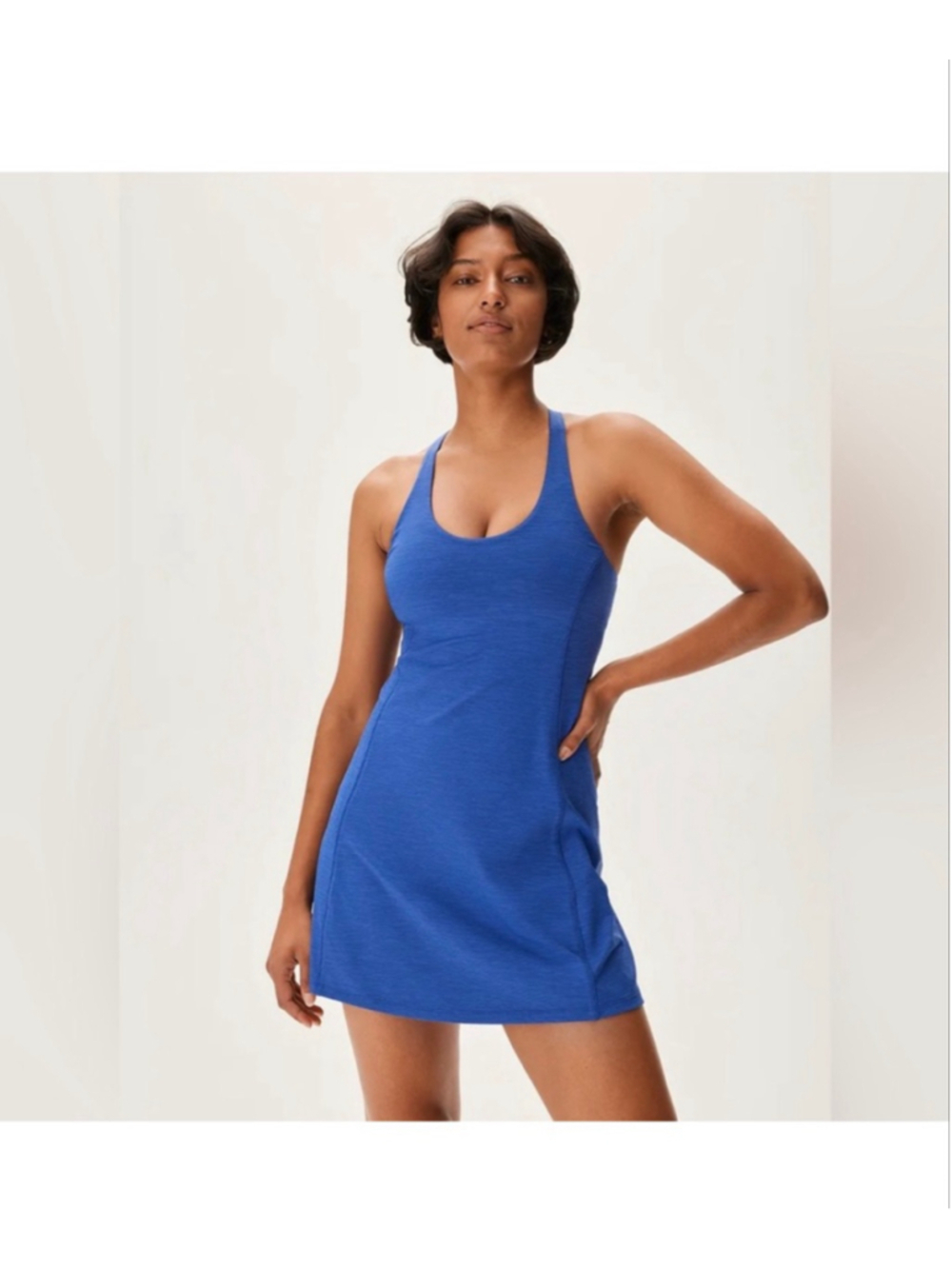 Outdoor Voices Doing Things TechSweat Blue Dress Shorts Pockets Size Medium